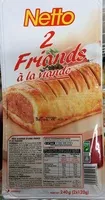 Mängden socker i 2 Friands à la viande