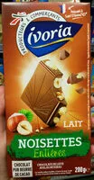 Mängden socker i Chocolat au Lait aux Noisettes Entières