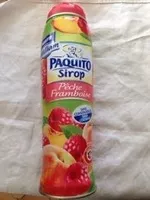Mängden socker i Sirop pêche framboise