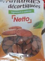 Mängden socker i Amandes décortiquées