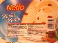 Mängden socker i Glace Rhum Raisin