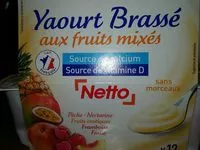 Mängden socker i Yaourt Brassé aux Fruits Mixés