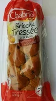 Mängden socker i Brioche tressée à la main aux pépites de chocolat