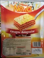 Mängden socker i Lasagne Bolonaise au Boeuf