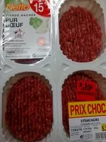 Mängden socker i Steaks hachés pur boeuf 15%mg