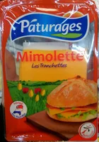 Mängden socker i Mimolette les tranchettes