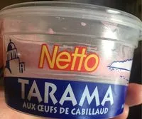 Mängden socker i Tarama aux œufs de cabillaud