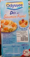 Mängden socker i Dés de saumon fumé