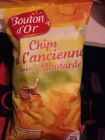 Mängden socker i Bouton Or Chips Moutarde