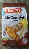 Mängden socker i Petits pains grillés blé complet