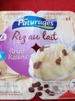 Mängden socker i Riz au lait rhum raisins