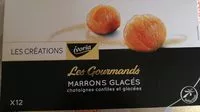 Mängden socker i Les gourmands marrons glacés