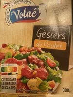 Mängden socker i Gésiers de poulet