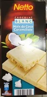 Mängden socker i Chocolat Blanc Noix de Coco Caramélisée