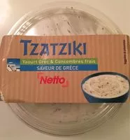 Mängden socker i Tzatziki yaourt grec et concombres frais