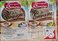 Mängden socker i Pâté de campagne