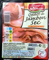 Mängden socker i Quart de jambon sec