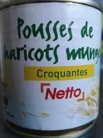 Mängden socker i Pousses de haricots mungo