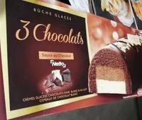 Mängden socker i Buche glacée 3 chocolats