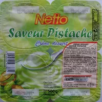 Mängden socker i Crème Dessert Saveur Pistache