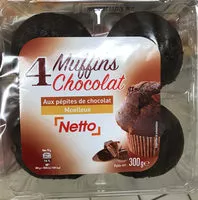 Mängden socker i Muffins Chocolat Aux pépites de chocolat, Moelleux