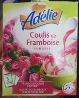 Mängden socker i Coulis de framboise surgelé