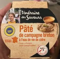 Mängden socker i Pâté de campagne breton à l'eau de vie de cidre