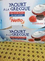 Mängden socker i Yaourt à la grecque 2 framboises, 2 mûres