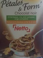 Mängden socker i Pétales & form' chocolat noir 300g