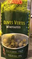 Mängden socker i Olives vertes dénoyautées