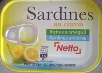 Mängden socker i Sardines au citron
