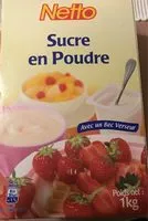 Mängden socker i Sucre en poudre