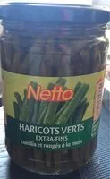 Mängden socker i Haricots verts Extra-fins
