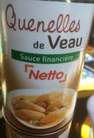 Mängden socker i Quenelles de veau sauce financière