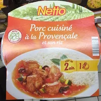 Mängden socker i Porc cuisiné à la Provençale et son riz