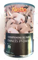 Mängden socker i Champignons de paris emincés 1er choix