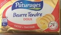 Mängden socker i beurre tendre doux