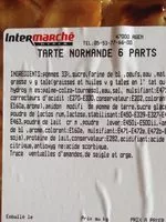 Mängden socker i Tarte normande 6 parts