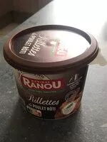 Mängden socker i Rillettes de poulet rôti