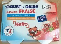 Mängden socker i Yaourt à boire fraise