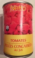 Mängden socker i Tomates pelées concassées au jus 1/2