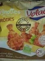 Mängden socker i Grignottes de poulet rôties
