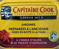 Mängden socker i Sardines à l'huile d'olive & piment d'Espelette