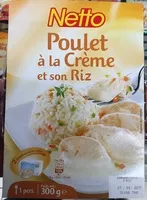 Mängden socker i Poulet à la Crème et son Riz