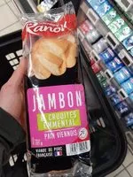 Mängden socker i Pain viennois jambon & crudité emmental