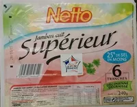 Mängden socker i Jambon supérieur - 25% de sel *