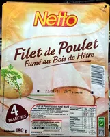 Mängden socker i Filet de Poulet fumé au bois de hêtre