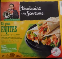 Mängden socker i Kit pour Fajitas