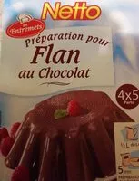 Mängden socker i Préparation pour flan au chocolat