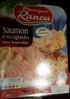 Mängden socker i Saumon et ses tagliatelles sauce beurre blanc